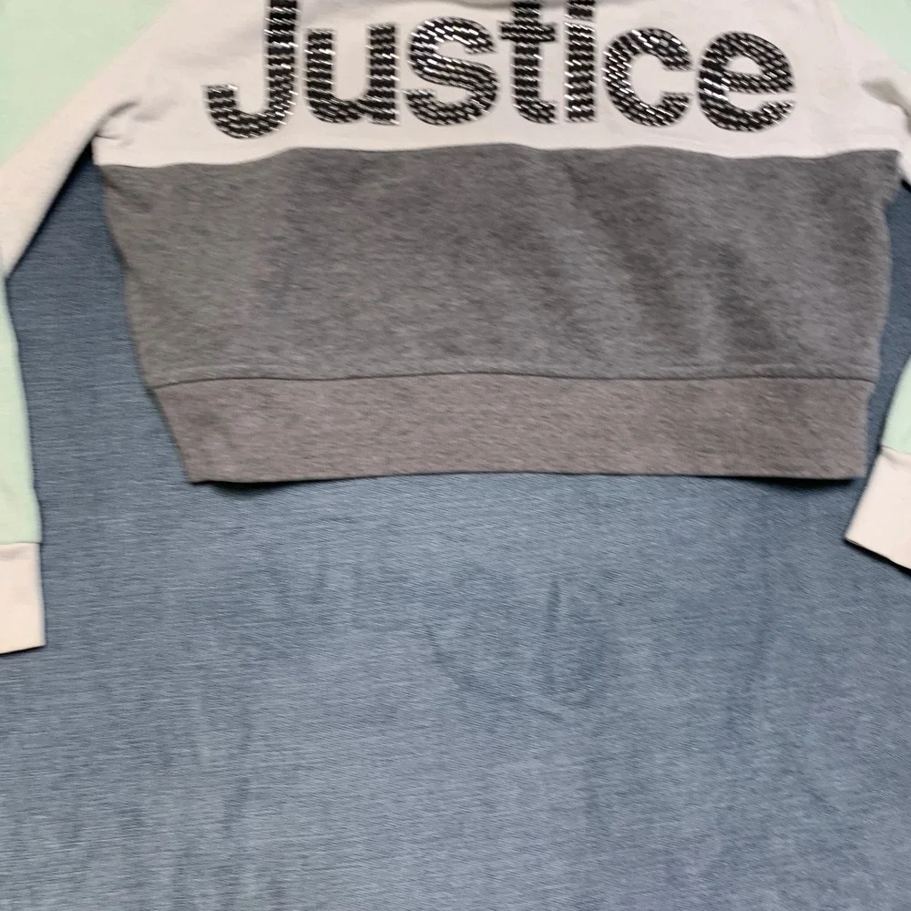 Justice cropped hoodie
